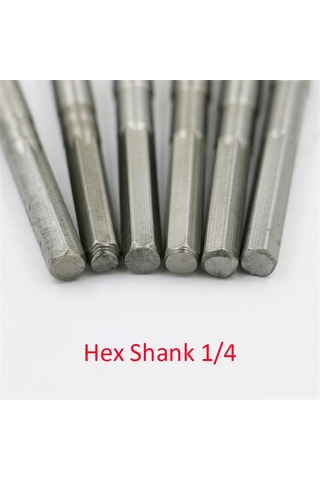 Suofeng 6'lı Ahşap Delici Seti - Yüksek Karbon Çelik Uçlar, 10-25mm Boyutlar, Altıgen Sap, Ahşap Delme İçin