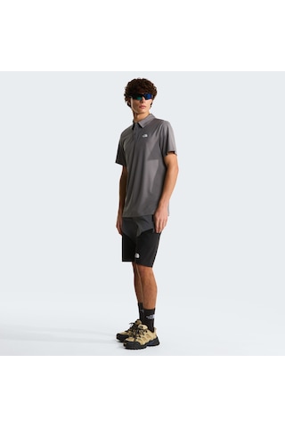 The North Face M Tanken Polo - Eu Erkek T-shirt-32908 Gri