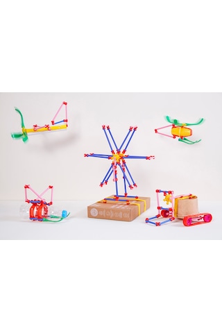 Toyi Inventions - 92 Parça Stem Seti Ve Yaratıcı Yapı Oyuncakları