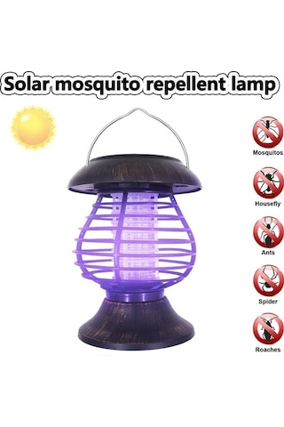 Novahub Güneş Sivrisinek Lambası Taşınabilir Saplı Açık