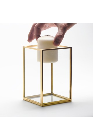 Mumluk Cam Pirinç & Gold