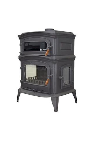 Flame Stove FS-034 YK Altara Lux Premium Yan Kapak Döküm Soba