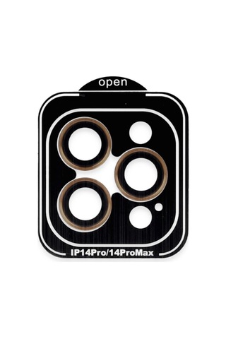 Joko Apple İphone 15 Pro Max Pvd Metal Kamera Lens Darbeye Dayanıklı Tam Uyumlu - Turuncu