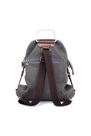 Dancemonkey Moda Kadın Sırt Çantası - Fonksiyonel Omuz Çantası Gri Çok Renkli Çok Renkli