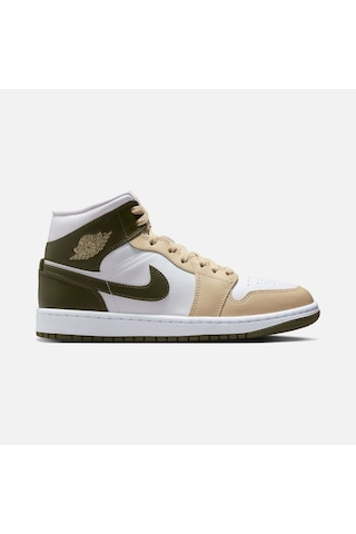 Nike Nıke Aır Jordan 1 Mıd Kadın Ayakkabı Bq6472-120 Çok Renkli