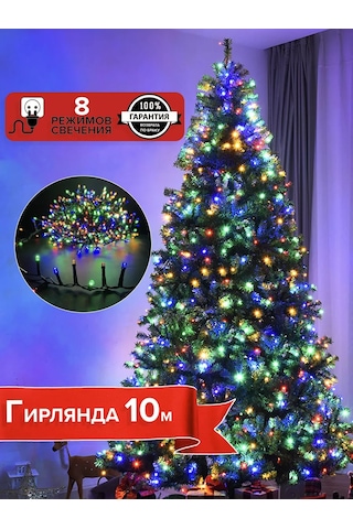 Twinklegarlooo 10 Metre Renkli Ağaç Işıkları 175382978 Sesli Kontrol