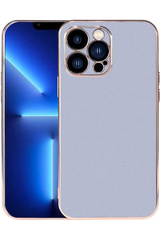 Apple Uyumlu iPhone 13 Pro Max Uyumlu Zore Viyana Kılıf-mavi Açık Mavi Açık -