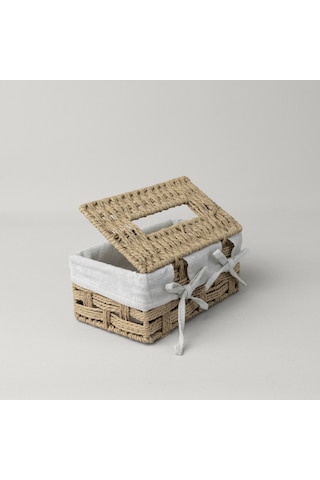 Linens Tidy Pecete Kutusu 25x14,5x10,7 Cm Naturel Naturel