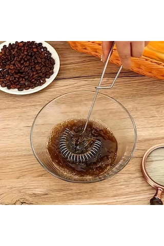Solingen Paslanmaz Çelik Yumurta Çırpıcısı Yaylı Çırpıcı Metalik Gri