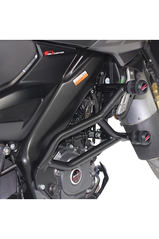 GP Kompozit Bajaj Pulsar NS 200 2011-2021 Uyumlu Motor Koruma Demiri Siyah
