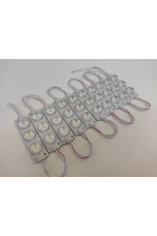 Replax Carub Camlı Parmak Led Lamba Beyaz 24 Volt Su Geçirmez 10'lu 3m