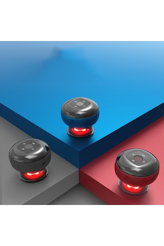 Sones 12-hızlı Şarjlı Elektrikli Kupa Masaj Cihazı Kırmızı Şarap Kırmızı