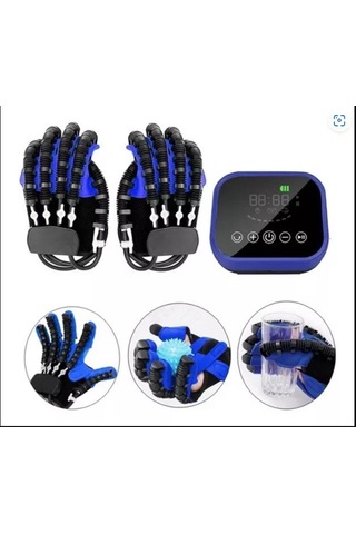 El Parmak Egzersiz Robot Eldiven Sol El