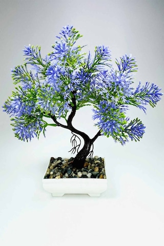 Kasımpatı Bonsai Yapay Ağaç 25x20 Cm Renkli
