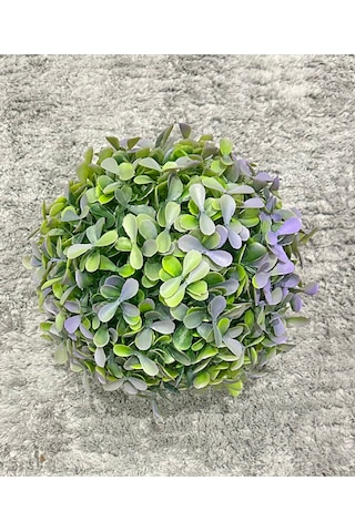 Premium Modern Gri Saksıda Gerçekçi Yapay Dekoratif Bitki 17 X 13 Cm Ev Ve Ofis Dekoru Çok Renkli