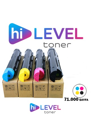 Ht-7125-set, Hilevel Toner,xerox Workcentre 7120 71k 4 Renk Cmyk Muadil Toner