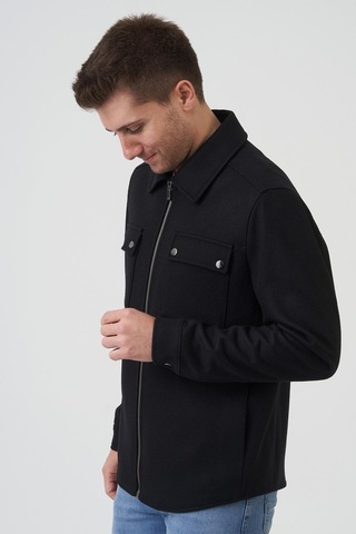 White Stone Los Angeles 58160 Slim Fit Mont Siyah-Siyah