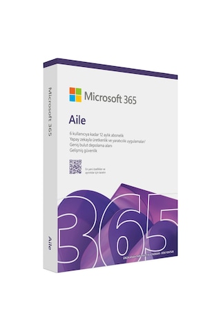 Microsoft Office 365 Aile Ep2 - 36884 Türkçe Kutulu Ofis Ppofmıc0033
