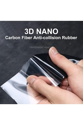 Novahub 3d Dıy Karbon Fiber Araba Kapı Kenar Eşiği Koruma Şeridi - 7cmx10m Siyah - Çizilmeye Dayanıklı Otomatik Kapı Eşiği Koruması 7cmx10m