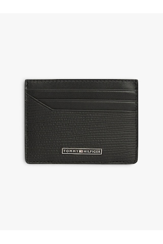 Tommy Hilfiger Th Busıness Saffıano Cc Holder Erkek Siyah Cüzdan - Am0am14787