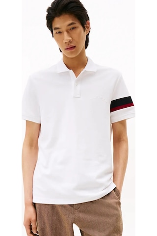 Tommy Hilfiger Rwb Sleeve Tape Reg, Ybr Beyaz Erkek Polo T-shirt
