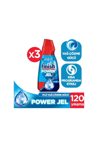 Finish Hepsi Bir Arada Konsantre Jel 3 x 1 L