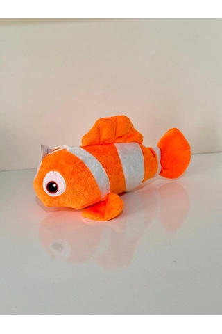 Joytoytr Balık Nemo Peluş Oyuncak 27cm Yapışkanlı Turuncu