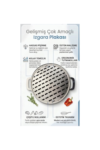 Desenli Bahçe Ateş Çukuru Mangal - Outdoor Şömine Izgaralı 2'si Bir Arada Mangal Ateş Çukuru Diğer