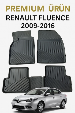 Renault Fluence 2009-2016 Uyumlu 3d Oto Paspas Premium