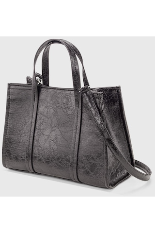 Housebags Deri Görünümlü Çift Askılı Tote Bag 253 001