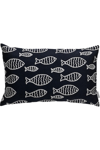 Mudo Home Marin Fısh Kırlent Lacivert 35x55