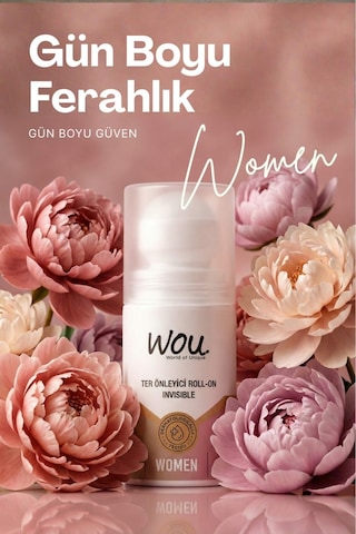 Wou Ter Önleyici Leke Karşıtı Roll-on 75 Ml Women