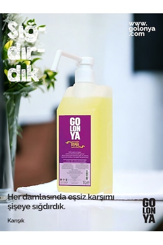 Golonya Karışım Kokulu Sprey Başlıklı Kolonya 1 L