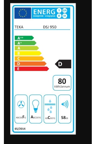 Teka DSJ 950 Duvar Tipi Davlumbaz 40484832