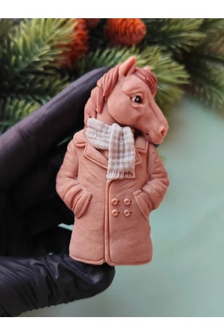 Tvoe Hobby Silikon Kalıp 2d "paltolu At" 401280104 Diğer