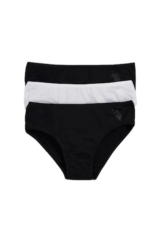 U.S. Polo Assn. U.s. Polo Kız Çocuk Slip Külot 1677 Siyah Siyah