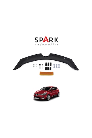 Renault Clio 4 2012-2020 Yıl Aralığı Uyumlu Kaput Rüzgarlığı 4mm