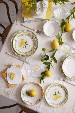 Kütahya Porselen Limoncello 24 Parça 6 Kişilik Yemek Takımı 513300