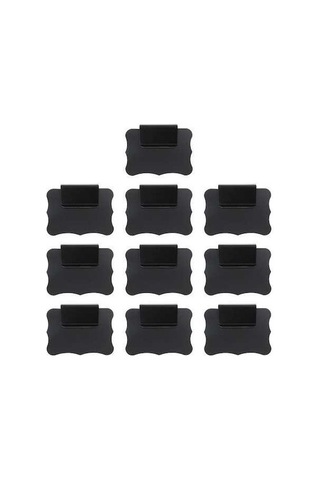 Bosphorusboutique02 Suntek 10x Depolama Kutuları, Pvc, Siyah, Ofis Ve Ev Kullanım İçin Siyah