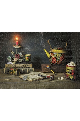 Nova Puzzle 44006 - Çay Molası 1500 Parça Mini Puzzle