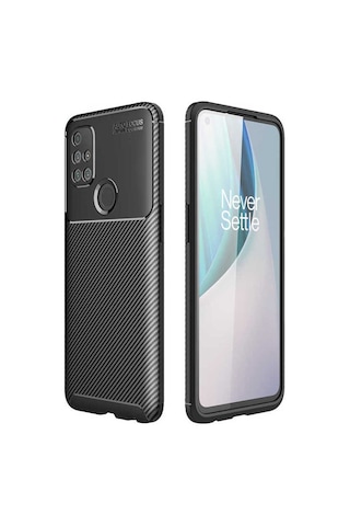 One Plus Nord N10 5g Kılıf Zore Negro Silikon Kapak Siyah