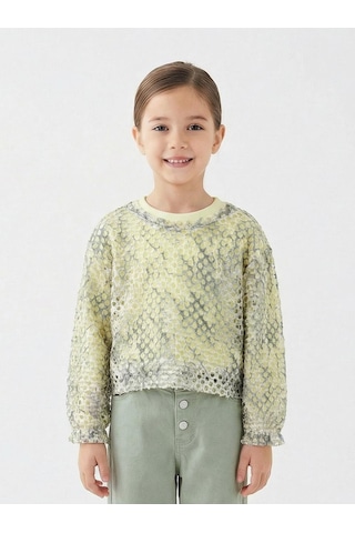 Xo Kids Kız Çocuk Bluz 5-14 Yaş 36170 Yeşil
