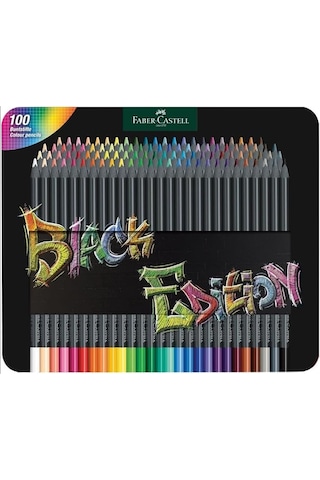 Faber-castell Black Edition Boya Kalemi 100 Renk Çok Renkli