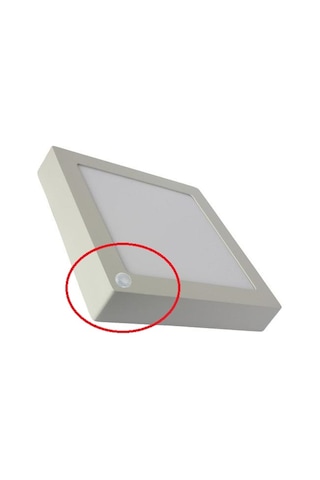 Lamptime Sıva Üstü Led Panel Sensörlü Beyaz 24W Kare 4000K 26043 Beyaz