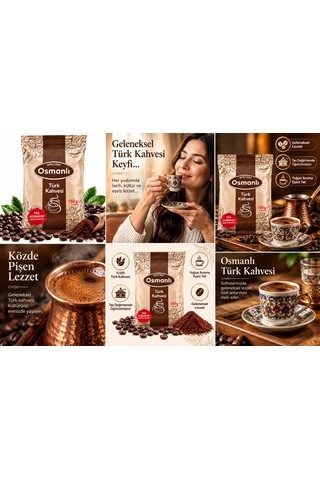 Osmanlı Türk Kahvesi 150 Gr. X 3 Adet