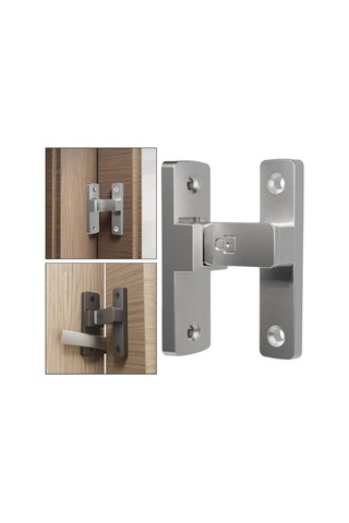 Besthome1 Suntek Banyo Ahır Sürgülü Kapı Gümüş 90 , Yüksek Kalite Ahır Kapısı