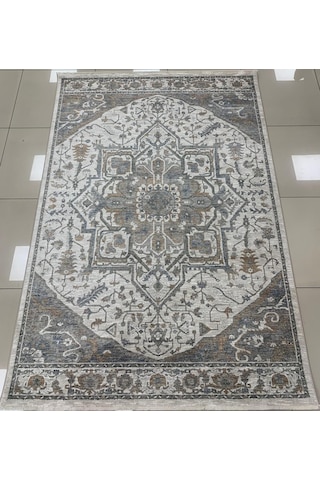 Merinos Halı Valeria 91047 110 Serisi Salon Oturma Yatak Odası Halısı Gri - Krem