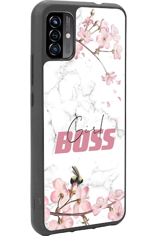 P13 Blue Max Pro Lite 2022 Sakura Girl Boss Tasarımlı Glossy Telefon Kılıfı Çok Renkli
