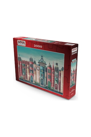 Nova Puzzle - 2000 Parça Puzzle - Sihirli Kitaplar Ülkesi