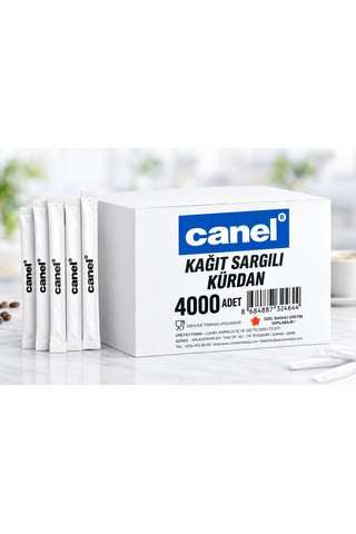 Canel Kağıt Sargılı Kürdan 4000 Adet